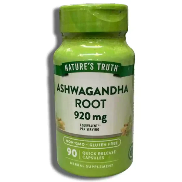 کپسول آشواگاندا نیچورز تروث ۹۲۰ میلی‌گرم (۹۰ عدد) | Nature’s Truth Ashwagandha 920 mg