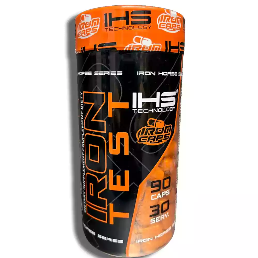 کپسول تستوسترون بوستر ایرون تست آیاچاس IHS IRON TEST | مکمل تقویت سطح تستوسترون و قدرت عضلانی