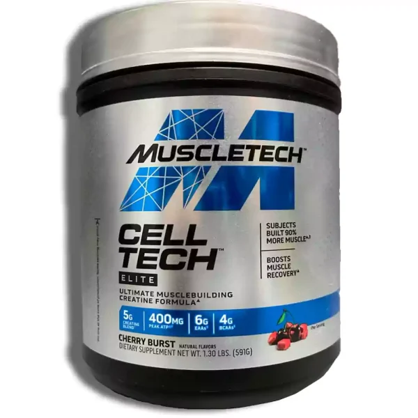 کراتین ترکیبی سلتک الایت ماسلتک (Muscletech Cell Tech Elite) – مکمل پیشرفته عضله‌ساز با کراتین، BCAA و EAA