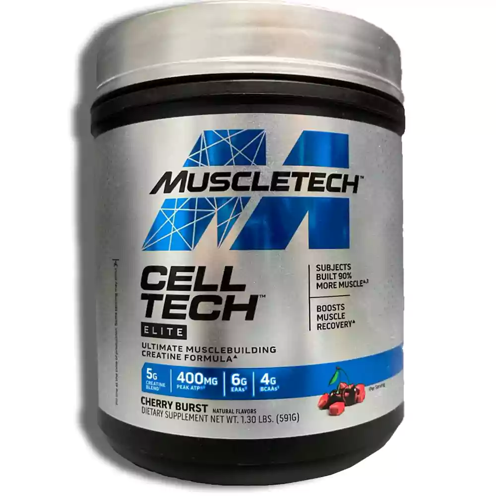 ماسل تک کراتین ترکیبی سلتک الایت کراتین ترکیبی سلتک الایت ماسلتک (Muscletech Cell Tech Elite) – مکمل پیشرفته عضلهساز با کراتین، BCAA و EAA